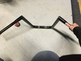 LA CHOPPERS  -1/4" Twin Peaks Touring Handlebar 12" ROAD GLIDE BLACK