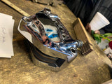 Chrome 4 Piston Front Brake Caliper Harley Softail Custom chopper 00^ Left Dyna