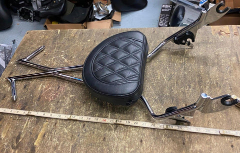 Custom TALL Sissybar Harley Touring FLHX Street Road Glide Bagger FLH Road king