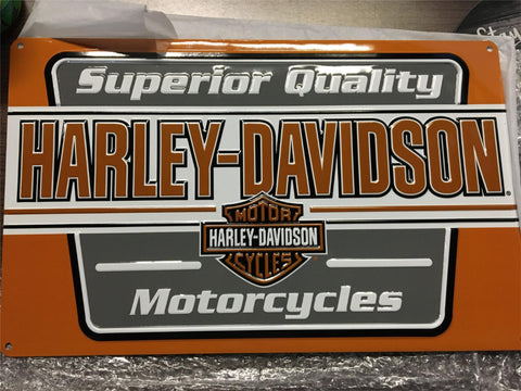 HARLEY DAVIDSON SUPERIOR SIGN ANDE ROONEY METAL MAN CAVE/GARAGE SIGN