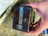 Vtg QRS Kamra 35mm box camera Swirl Bakelite 35mm 20's Antique Photography Colle