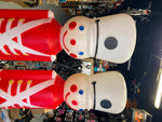 Vtg 80's Blow mold Toy Soldiers Large Light up Christmas decor 31" Union Pair!