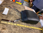 Chrome Upright Sissybar Backrest Harley Softail dyna Sportster Willie G Pad OEM