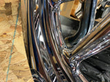 Pr Chrome Round spoke Mag Wheels Harley touring FLH Ultra Glide King 00^ 3x16