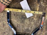 Chrome Upright Sissybar Backrest Harley Softail dyna Sportster Willie G Pad OEM