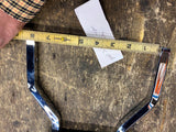 Chrome Upright Sissybar Backrest Harley Softail dyna Sportster Willie G Pad OEM