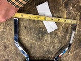 Chrome Upright Sissybar Backrest Harley Softail dyna Sportster Willie G Pad OEM