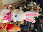 Vtg 70's Blow mold Easter Bunny holiday decor 21" Empire Pair Basket