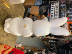 Vtg 70's Blow mold Easter Bunny holiday decor 21" Empire Pair Basket