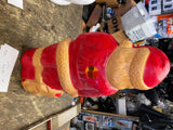 Vtg Hard Plastic Blow mold Santa Claus Decor Nova Rosbro LIght up Collectible 13