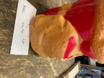 Vtg Hard Plastic Blow mold Santa Claus Decor Nova Rosbro LIght up Collectible 13
