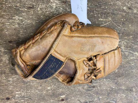 Vtg franklin mitt bob johnson 1106 kids Baseball Leather
