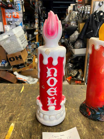Vtg 70's Blow mold NOel Candle Christmas decor 13" Empire