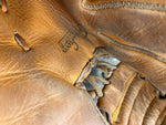 Vtg franklin mitt bob johnson 1106 kids Baseball Leather