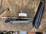 Vtg Kalimar DE7 Chrome Heavy Duty Camera Tripod Japan 35mm Telescoping Panhandle