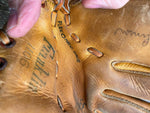 Vtg franklin mitt bob johnson 1106 kids Baseball Leather