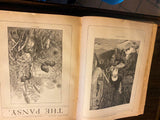1884 antique hardcover book "The Pansy" Childrens stories Compiled From magazine