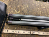 Vtg Kalimar DE7 Chrome Heavy Duty Camera Tripod Japan 35mm Telescoping Panhandle