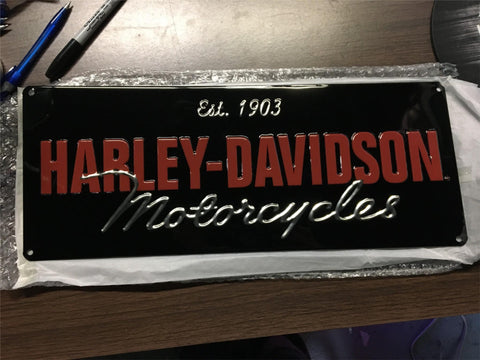 HARLEY DAVIDSON ANDE ROONEY HD MOTORCYCLE TIN METAL SIGN MAN CAVE GARAGE GIFT