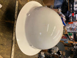white MSA Skullgard full brim hard hat Construction RG STeel Mill Plant Safety