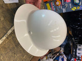 white MSA Skullgard full brim hard hat Construction RG STeel Mill Plant Safety