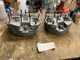 Pair 80" Harley Cylinder Heads Shovelhead FLH FX Big Twin OEM Polished Surfaced