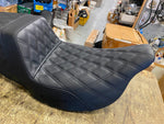 Saddleman Step-Up Seat Full Lattice Stitch 08^ Flh Street Glide Ultra Classic