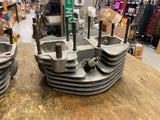Pair 80" Harley Cylinder Heads Shovelhead FLH FX Big Twin OEM Polished Surfaced