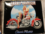 HARLEY DAVIDSON ANDE ROONEY METAL SIGN - CLASSIC MODELS BABE MAN CAVE/GARAGE