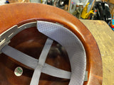 white MSA Skullgard full brim hard hat Construction RG STeel Mill Plant Safety
