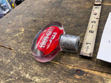 VTG IRON CITY BEER TAP HANDLE KNOB PITTSBURGH BREWING ACRYLIC HARLEY SHIFT KNOB
