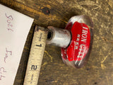 VTG IRON CITY BEER TAP HANDLE KNOB PITTSBURGH BREWING ACRYLIC HARLEY SHIFT KNOB