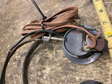 Headphone Ear set WW2 Ham Radio Pilot Military Shortwave Vtg Electronics Tube