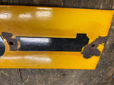Vtg Ceramic Sign Rail Road Mile Marker Airport Airplane Taxiway Gas Oil SErvice