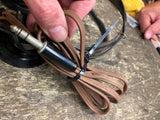 Headphone Ear set WW2 Ham Radio Pilot Military Shortwave Vtg Electronics Tube