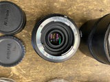 Vivitar 2x Macro Focusing Teleconverter MC for Canon FD Mount SLR Camera Lens