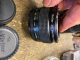 Vivitar 2x Macro Focusing Teleconverter MC for Canon FD Mount SLR Camera Lens