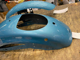 Suede Blue Pearl sportster Rear fender 2007 883 1200 Rear Nightster Custom Nice!