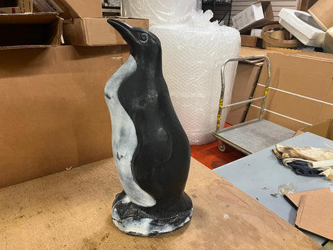 VTG 1988 Union Productions Inc. 22" Penguin Blow Mold Christmas Decoration