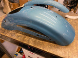 Suede Blue Pearl sportster Rear fender 2007 883 1200 Rear Nightster Custom Nice!