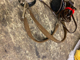 Headphone Ear set WW2 Ham Radio Pilot Military Shortwave Vtg Electronics Tube #2