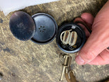 Headphone Ear set WW2 Ham Radio Pilot Military Shortwave Vtg Electronics Tube #2