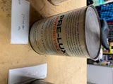 Vtg 60's Harley Oil Can Pre Luxe Metal Full Qt Panhead shovelhead FLH Glide OEM