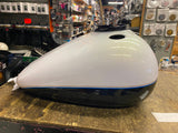 2008 FLHRC Road King Classic GAs Fuel tank Black Pearl White gold OEM Nice!