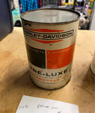 Vtg 60's Harley Oil Can Pre Luxe Metal Full Qt Panhead shovelhead FLH Glide #1