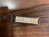 Vintage 1950s Made In USA Siegel Fuel Co Calendar Letter Opener Advertising
