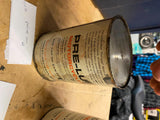 Vtg 60's Harley Oil Can Pre Luxe Metal Full Qt Panhead shovelhead FLH Glide #1