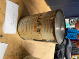Vtg 60's Harley Oil Can Pre Luxe Metal Full Qt Panhead shovelhead FLH Glide #1