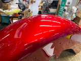 Ember Red Sunglo Front fender Harley Dyna Switchback FLD OEM Factory New!