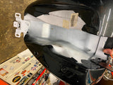 2008 FLHRC Road King Classic GAs Fuel tank Black Pearl White gold OEM Nice!